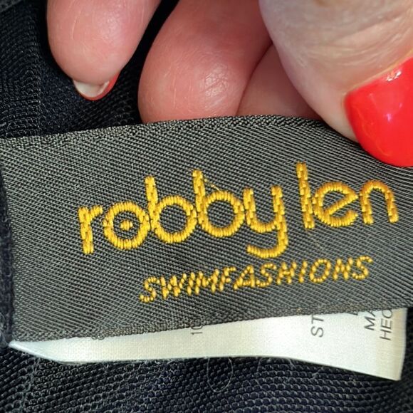 Robby Len Swimdress Size 20W Navy Blue & White EUC - Picture 14 of 15
